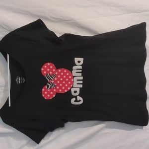 Gamma Personalized Theme Park Family Trip T-Shirt Black Short Sleeve | XXL